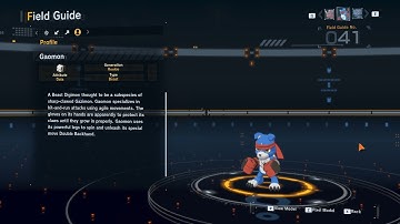 gaomon all digivolution/de-digivolution/profile Digimon Story Time Stranger