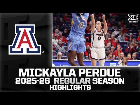 Arizona's Mickayla Perdue Regular Season Highlights | 2025-26 Big 12 Basketball