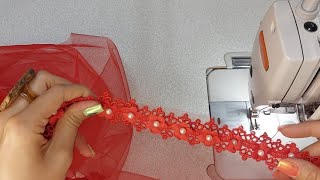 With This Method, Have The Easiest Way To Sew A Separate Waist Skirt Sewing Technique