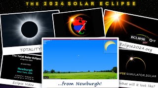 The Total Solar Eclipse of April 8, 2024 from Newburgh, NY