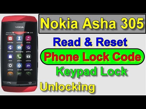 Nokia Asha 305 Security Code Unlock Reset Nokia 305 Phone Lock Code Read Password And User Code