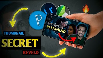 🔥HOW TO EDIT THUMBNAIL LIKE @PJExplained |MOBILE 🔥#pjexplaind #bnftv