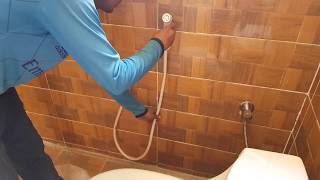 New Hand shower sataf installed in the toilet Resimi