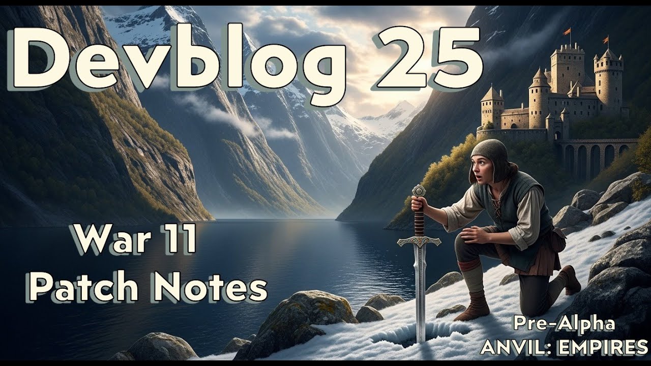 Devblog 25 and War 11 Patch Notes - Anvil: Empires - Pre-Alpha - YouTube