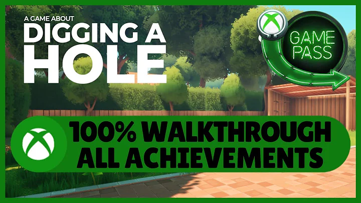 A Game About Digging A Hole #Xbox 100% Achievement Walkthrough #XboxGamePass