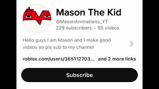 Look at @MasonAnimations_YT The Sensist2011 Fanbrat’s Username