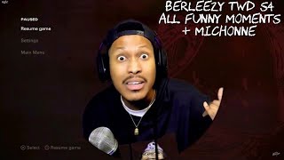 ALL of Berleezy's The Walking Dead Season 4 FUNNIEST MOMENTS! + MICHONNE