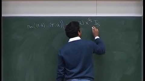 Dr. Mahesh Kakde | The main conjectures of Iwasawa theory II