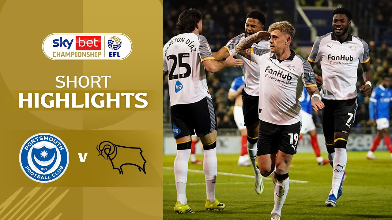 [Highlight] EFL Championship : Portsmouth vs Derby County (17-03-69)