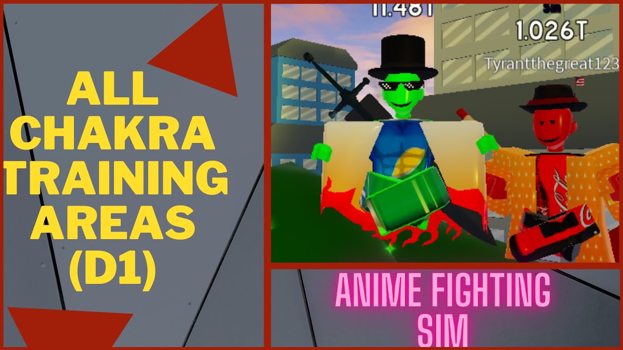 all-chakra-training-areas-anime-fighting-simulator-youtube