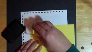 Video #22 Using stamps to make background paper.wmv