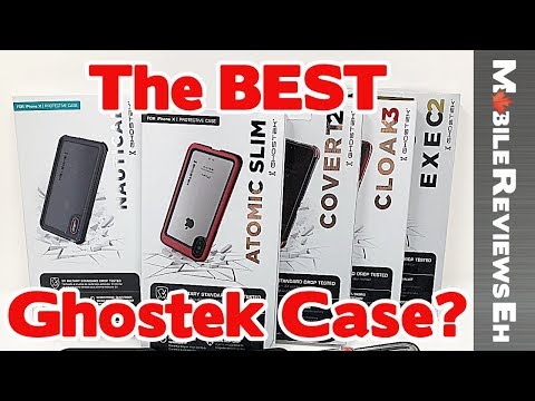 Ghostek iPhone X/8 Case Roundup - Atomic Slim vs Covert 2 vs Cloak 3 vs Nautical 2 vs  Exec 2