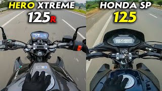 Hero Xtreme 125R vs Honda SP 125 Ride Comparison Review  Which One to Buy in 2024?