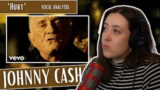 First Time Watching JOHNNY CASH - Hurt | Vocal Coach Reaction (\& Analysis) | Jennifer Glatzhofer