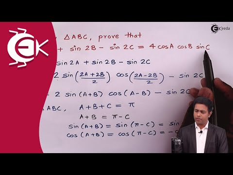 Trigonometric Functions of Angles of Triangles - Problem 1 - Diploma Engineering Mathematics 1