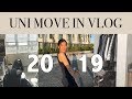 UNIVERSITY MOVE IN DAY VLOG 2019 // moving in & getting settled｜Itsyvn