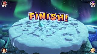Mario Party Superstars Minigame: Snowball Summit 4 Player Netplay 60fps