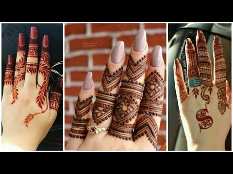 Simple And Easy Fingers Mehandi Designs 2019 Youtube