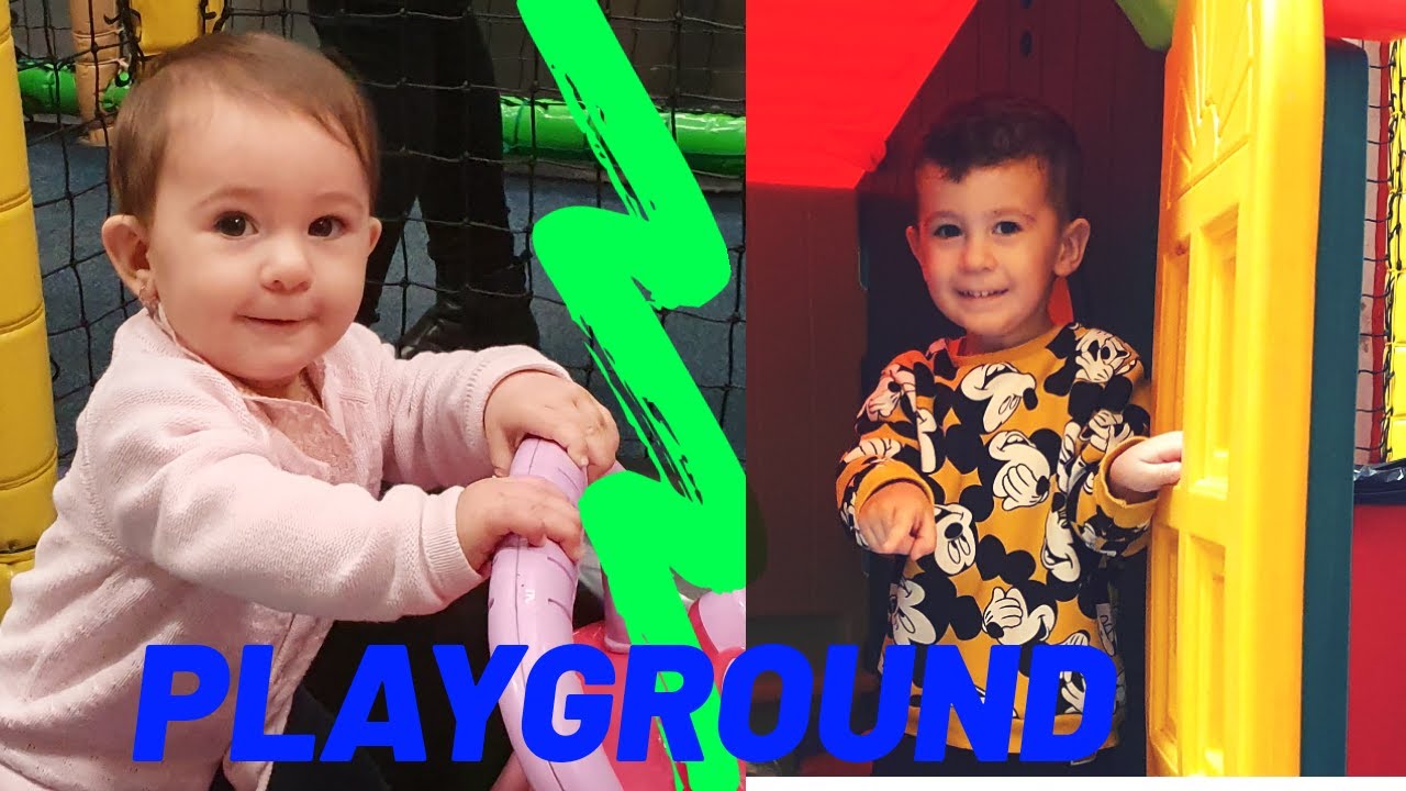 Eric and Adelina PLAYING AND HAVING FUN AT THE PLAYGROUND | Kids Indoor Playground