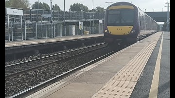 Class 170 passing ilkeston station with 2-tone