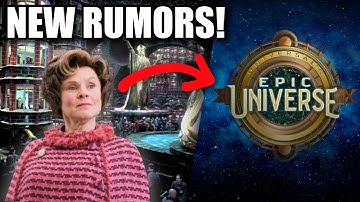 Epic Universe UPDATE: NEW Harry Potter Rumors!