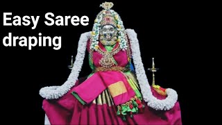 ಲಕ್ಷ್ಮಿ ಅಲಂಕರ | Varamahalakshmi saree decoration | Varalakshmi Pooja saree draping | mahalakshmi