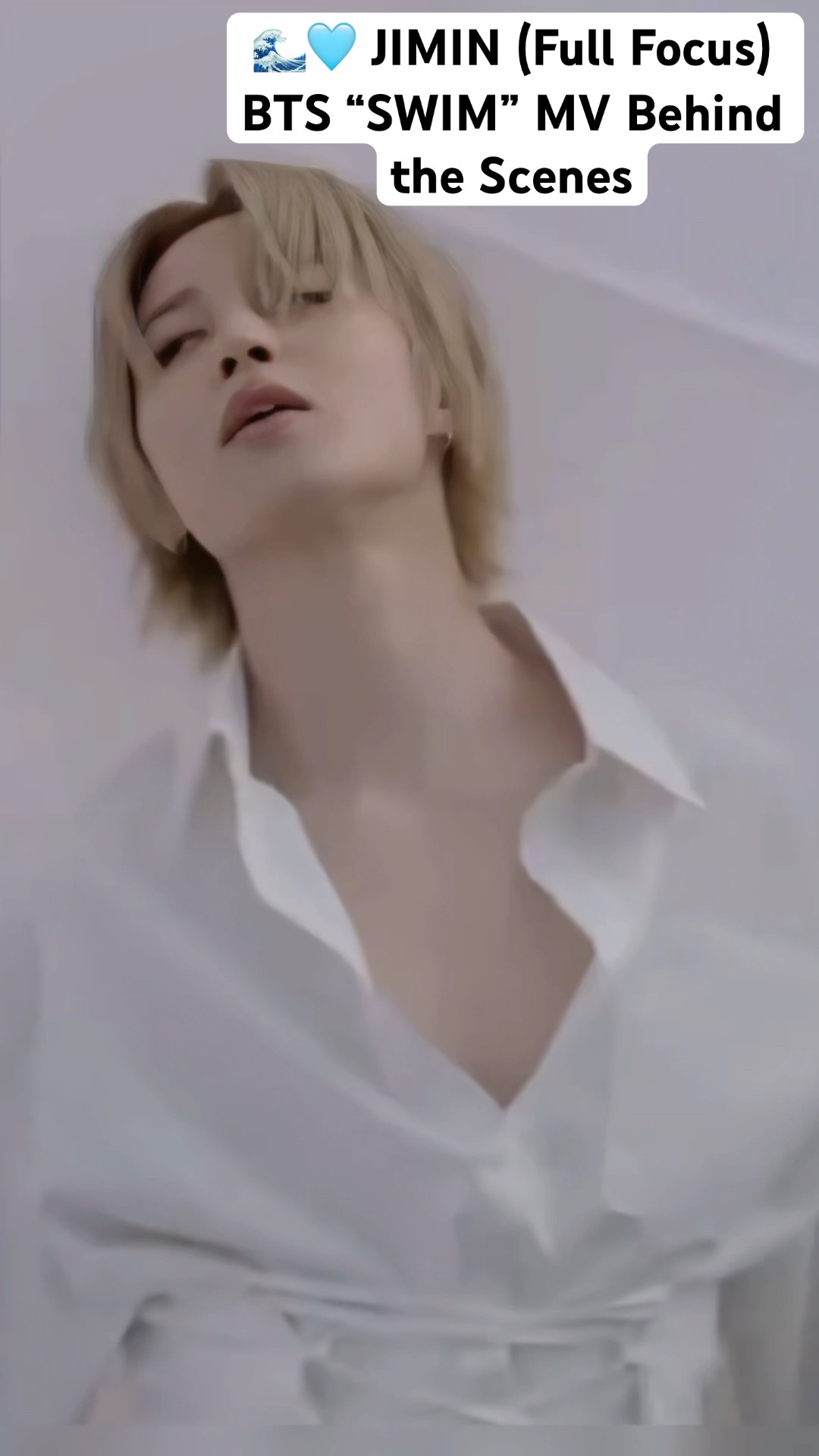 ✨🌊 JIMIN (FULL Focus) in BTS “SWIM”MV Behind the Scenes JIMIS IS