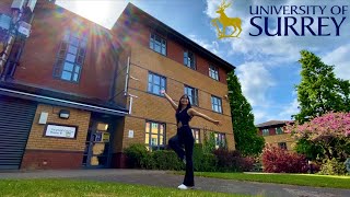 University of Surrey Twyford Court Band D / Stag Hill Campus Accommodation, full room tour + kitchen