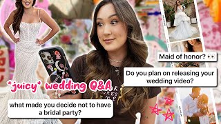 Answering *ALL* Of Your Juicy Wedding Questions (Bridal Party, Bachelorette, Wedding Dresses)