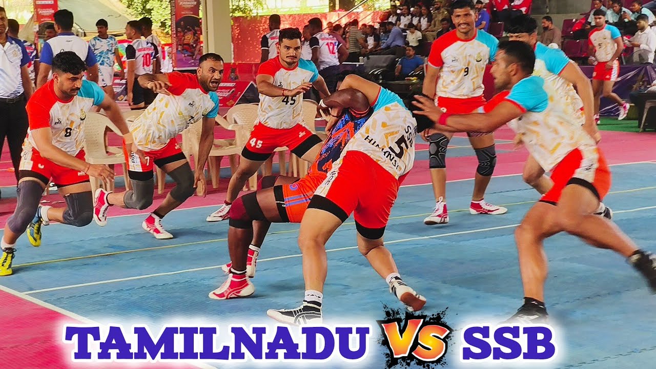 Tamilnadu 🆚 SSB || Kabaddi - Men || 2nd All India Police Games 2025-25, Jammu & Kashmir 