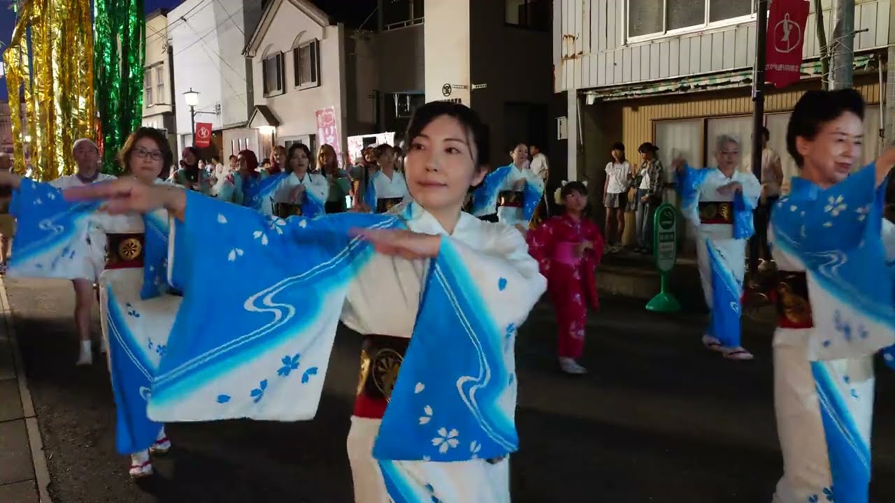 盛町灯ろう七夕まつり 道中踊り ★ 岩手県大船渡市 2025年8月6日