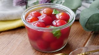 [Tomato compote] Sweet and refreshing! For making mini tomatoes in advance ♪ | macaroni (macaroni)
