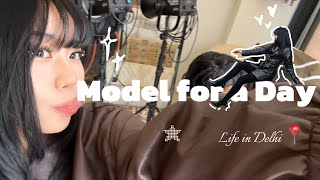 I Got Hired as a Model for a Day 😳🎥📸 — ( First Photoshoot Experience in Delhi ) 