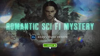 Romantic Sci-Fi Mystery Book Cover Design for Self-Pub Author | Photoshop Speed Art