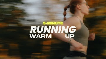 5 min. warming-up met hardlopen ter voorkoming van blessures | Alleen maar staan, niet praten, ge...