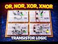 Transistor Logic Basics: OR, NOR, XOR & XNOR (Par 2 of 2)