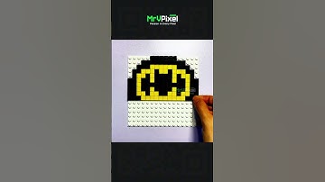 Building a Batman x Mario Mushroom! 🦇🍄 Satisfying 8-Bit Pixel Art