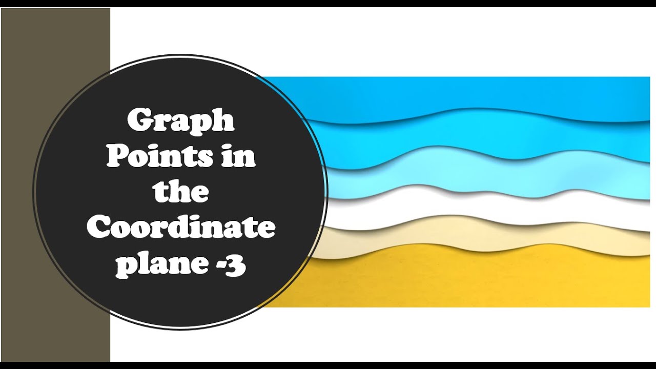 Graph points in the Coordinate Plane -3 - YouTube