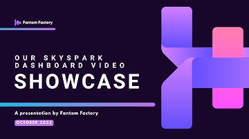 A SkySpark dashboard video showcase - Fantom Factory (2023)