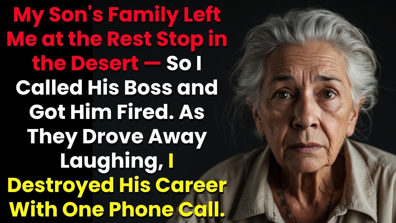 My Son's Family Left Me at the Rest Stop in the Desert — So I Called His Boss and Got Him Fired