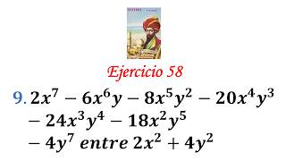 Baldor's Algebra: Exercise 58 - Problem 9: 2x^7-6x^6y-8x^5y^2-20x^4y^3-24x^3y^4-18x^2y^5-4y^7