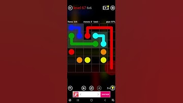 flow free level 67 | games | android | flow free | level 67 | 6x6 #flowfree #android #game #mindgame