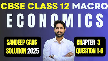 Sandeep Garg Macroeconomics Class 12 Solutions Chapter 3 || National Income Aggregates Numericals