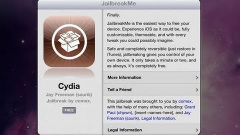 Jailbreak 4.3.3 Untethered iPad 2,iPhone 4,3GS,iPod Touch iPod Touch 4,3 - JailbreakMe 3.0