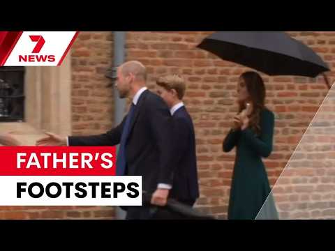 A big day for the future king as he follows in his father's footsteps. | 7NEWS