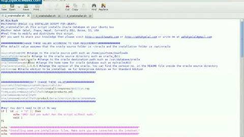 Oracle Installation on Ubuntu tutorial Part 1