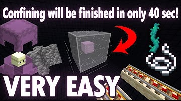 The easiest way to make Shulker Mob Switch cage 【Tutorial】 #minecraft #マイクラ
