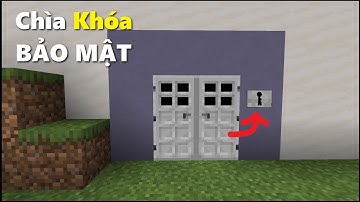 ✔ 4 Cách Làm CHÌA KHÓA Cửa Bảo Mật Trong Minecraft