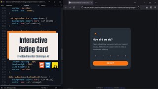 Interactive Rating Card - Challenge #7 | HTML CSS JS | ASMR | Frontend Mentor