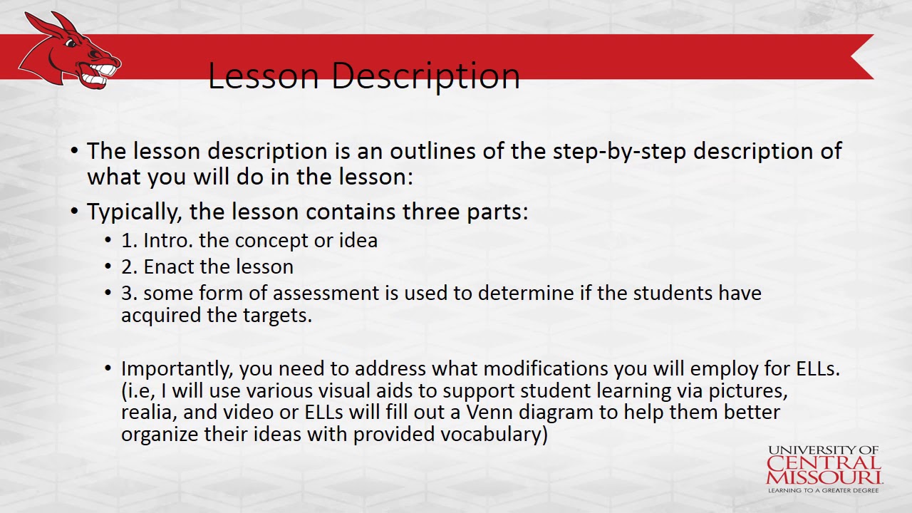 WIDA LESSON PLANNING VIDEO - YouTube